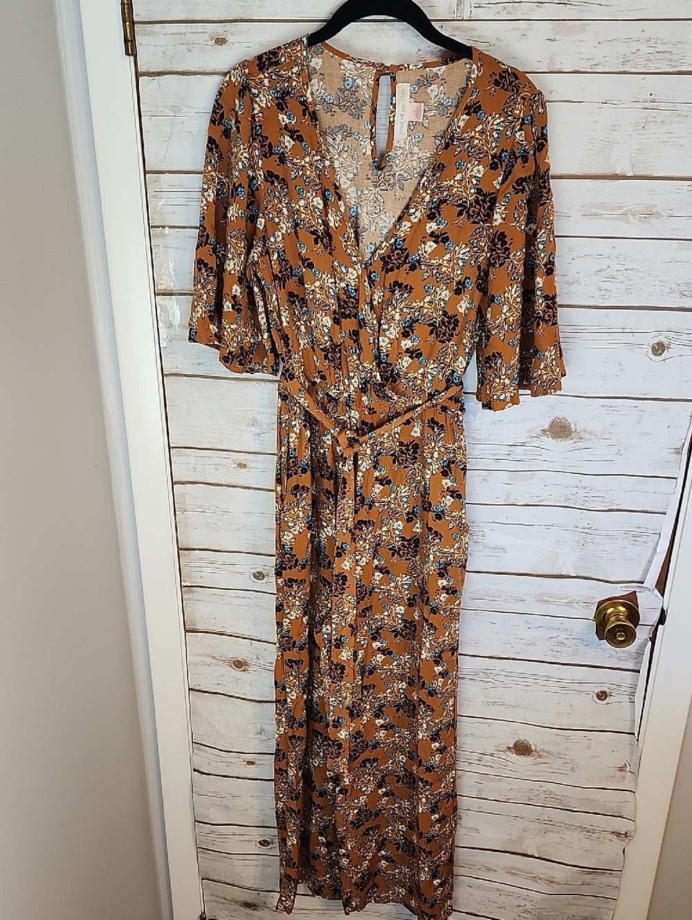 Band of Gypsies Floral Jumpsuit Small